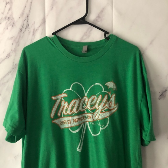 TRACEY’S 2020 ST. PATRICKS DAY GREEN T SHIRT XL - Picture 3 of 7
